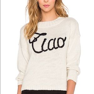 Wildfox Couture Ciao Sweatshirt in Vintage Lace